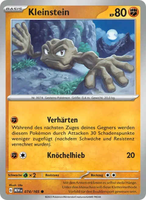 Geodude [Stiffen | Knuckle Punch]