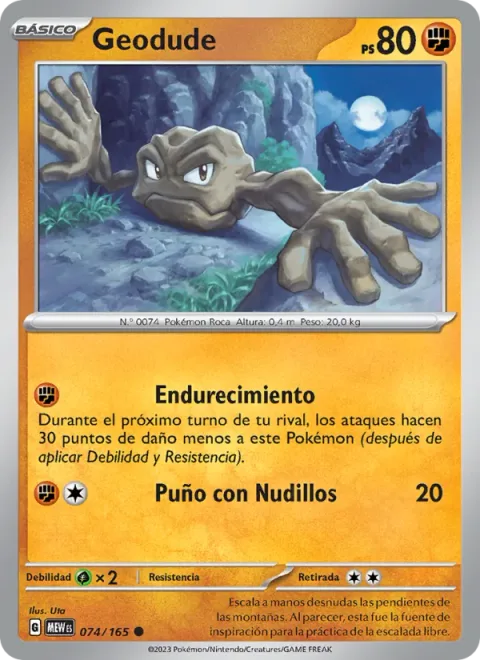 Geodude [Stiffen | Knuckle Punch]