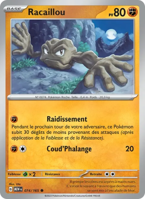 Geodude [Stiffen | Knuckle Punch]