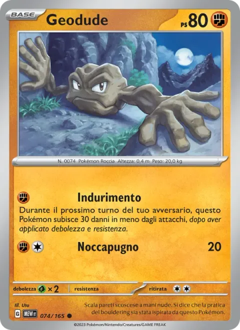 Geodude [Stiffen | Knuckle Punch]