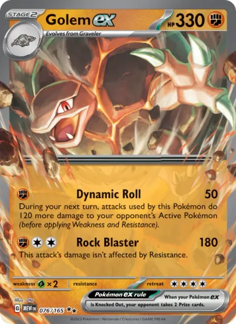 Golem ex [Dynamic Roll | Rock Blaster]