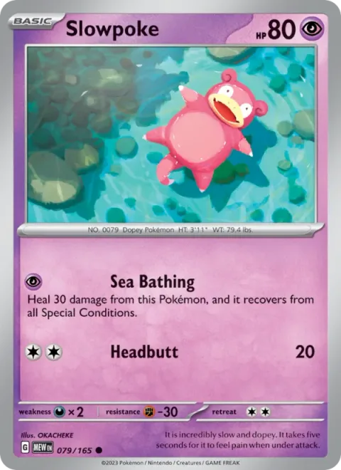 Slowpoke [Sea Bathing | Headbutt]