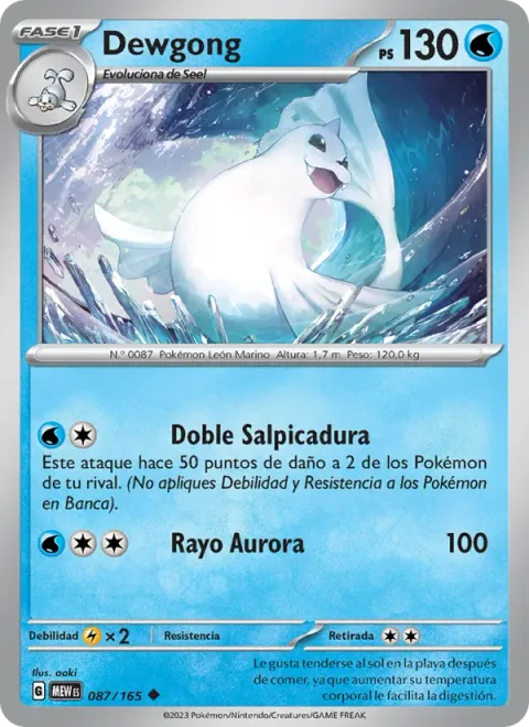 Dewgong [Dual Splash | Aurora Beam]