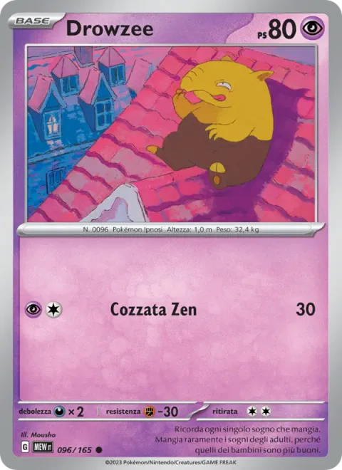 Drowzee [Zen Headbutt]