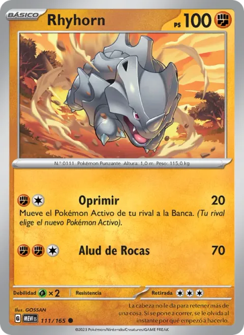 Rhyhorn [Push Down | Boulder Crush]