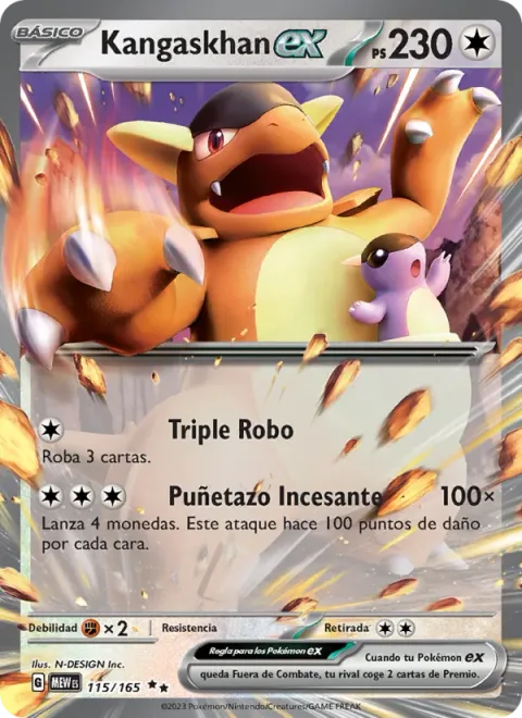 Kangaskhan ex [Triple Draw | Incessant Punching]