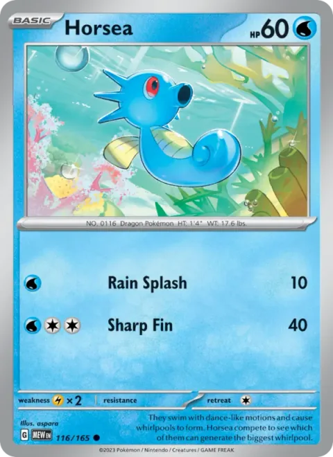 Horsea [Rain Splash | Sharp Fin]