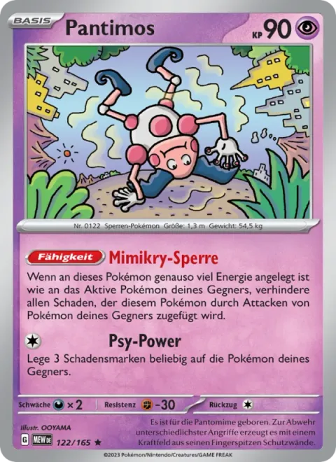 Mr. Mime [Mimic Barrier | Psypower]