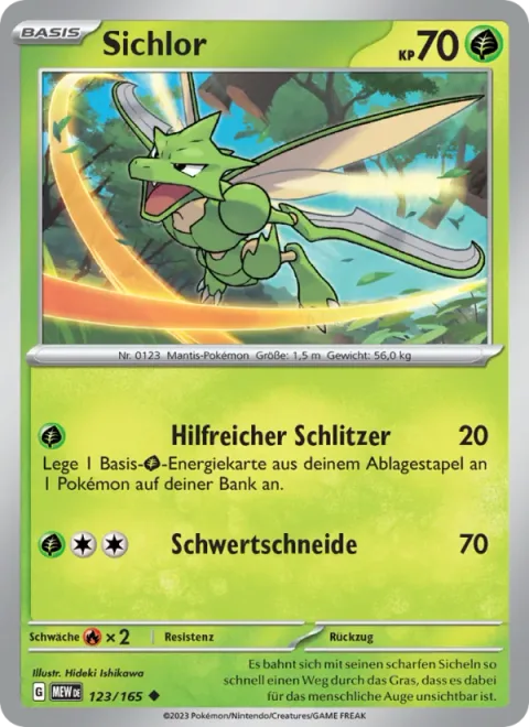 Scyther [Helpful Slash | Slicing Blade]