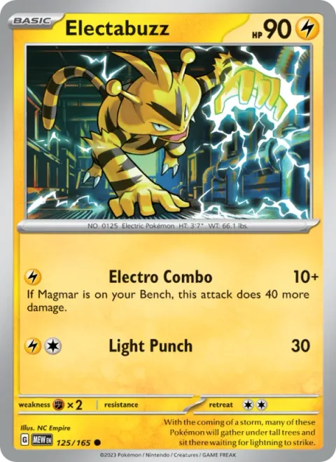 Electabuzz [Electro Combo | Light Punch]