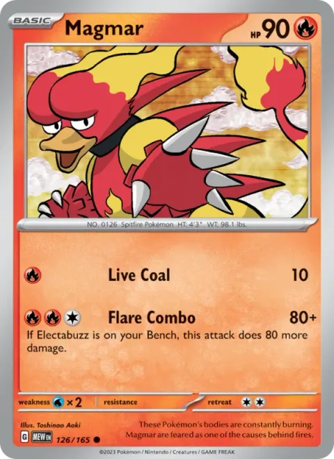 Magmar [Live Coal | Flare Combo]