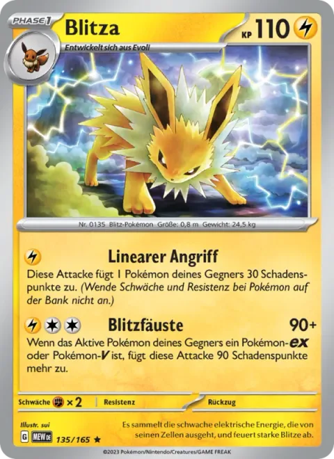 Jolteon [Linear Attack | Fighting Lightning]