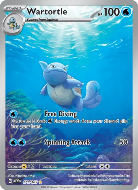 Wartortle [Free Diving | Spinning Attack]
