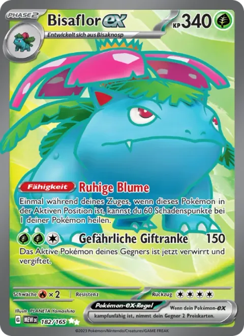 Venusaur ex [Tranquil Flower | Dangerous Toxwhip]