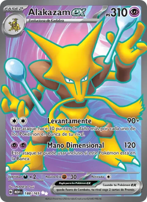 Alakazam ex [Mind Jack | Dimensional Hand]