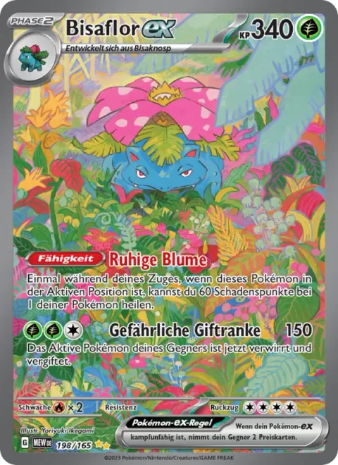 Venusaur ex [Tranquil Flower | Dangerous Toxwhip]