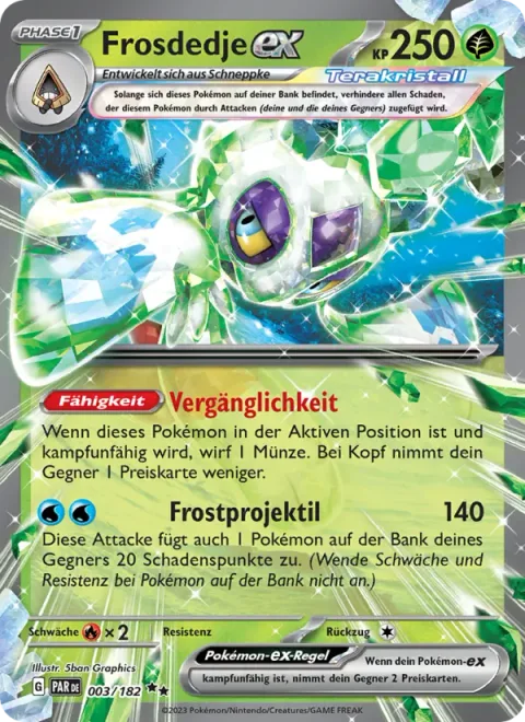 Froslass ex [Evanescent | Frost Bullet]