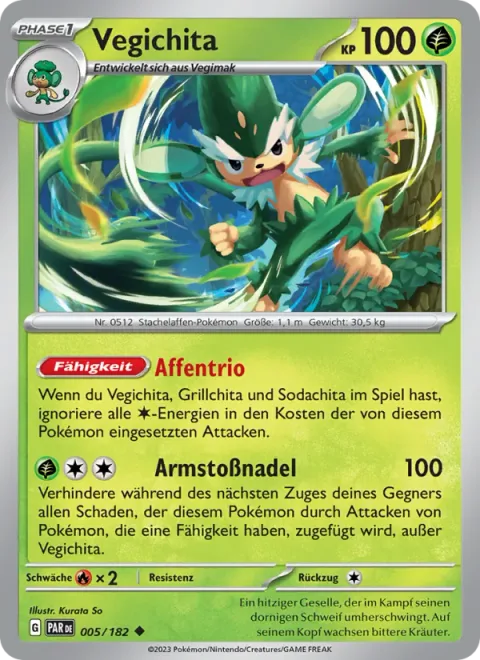 Simisage [Monkey Trio | Arm Thrust Needle]