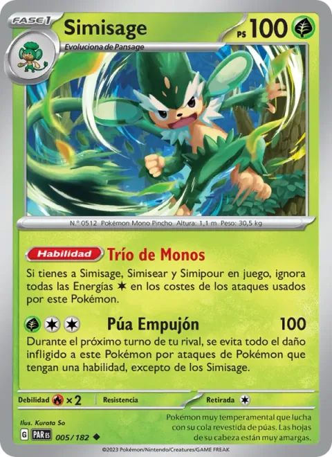 Simisage [Monkey Trio | Arm Thrust Needle]