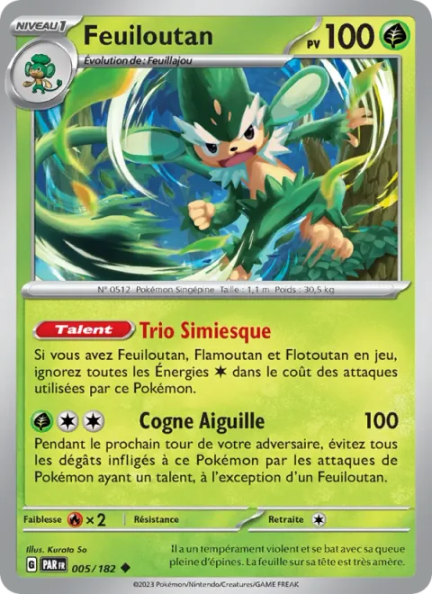 Simisage [Monkey Trio | Arm Thrust Needle]