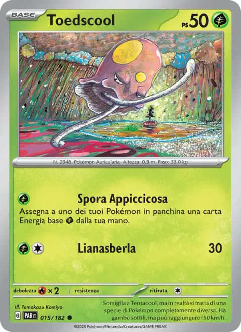 Toedscool [Clinging Spore | Vine Slap]