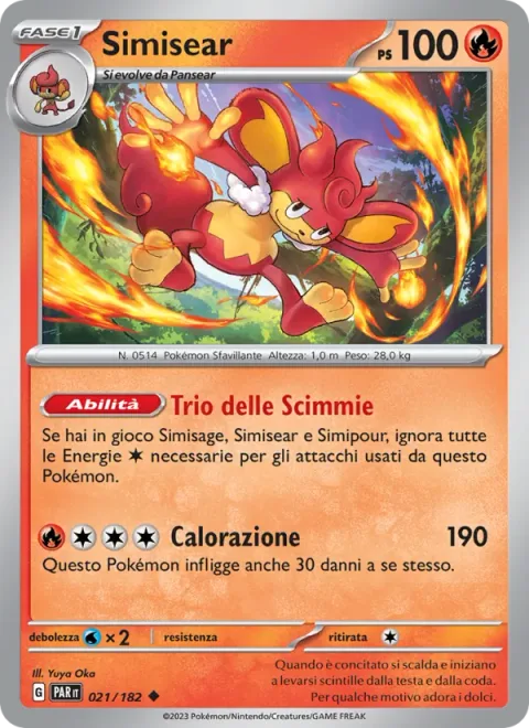 Simisear [Monkey Trio | Heat Tackle]