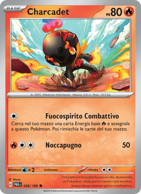 Charcadet [Fiery Fighting Spirit | Knuckle Punch]