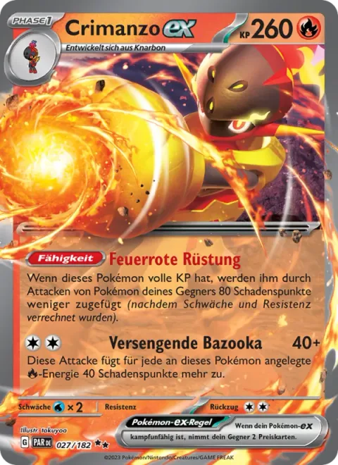Armarouge ex [Crimson Armor | Scorching Bazooka]