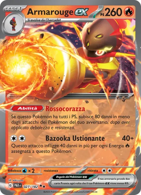 Armarouge ex [Crimson Armor | Scorching Bazooka]