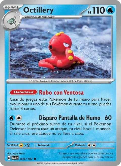 Octillery [Suction Cup Draw | Smokescreen Shot]