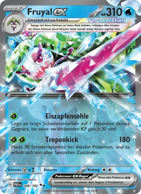 Tsareena ex [Icicle Sole | Trop Kick]