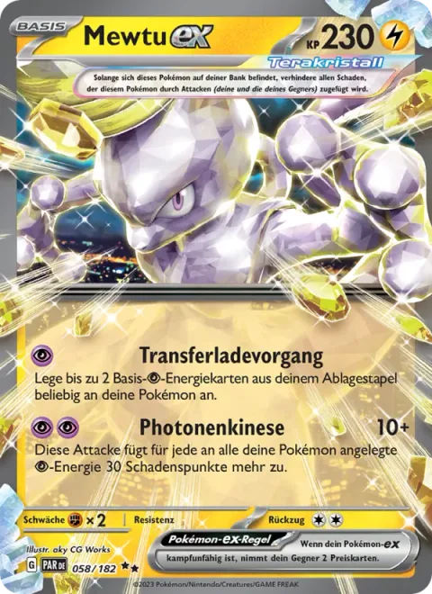 Mewtwo ex [Transfer Charge | Photon Kinesis]