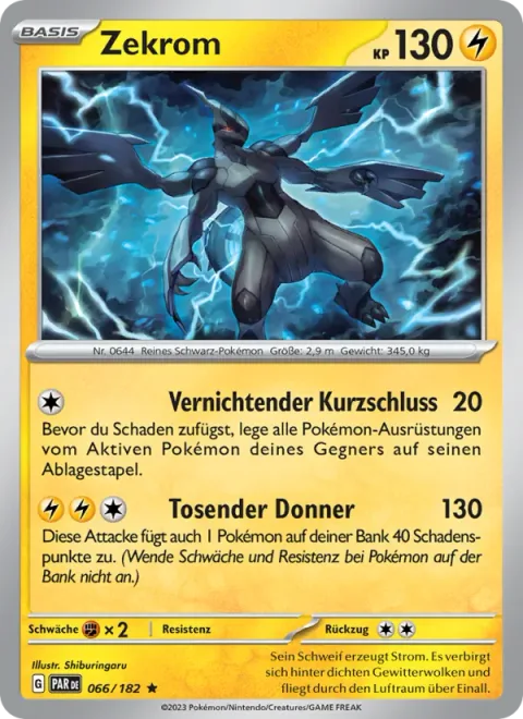 Zekrom [Crushing Short | Raging Thunder]