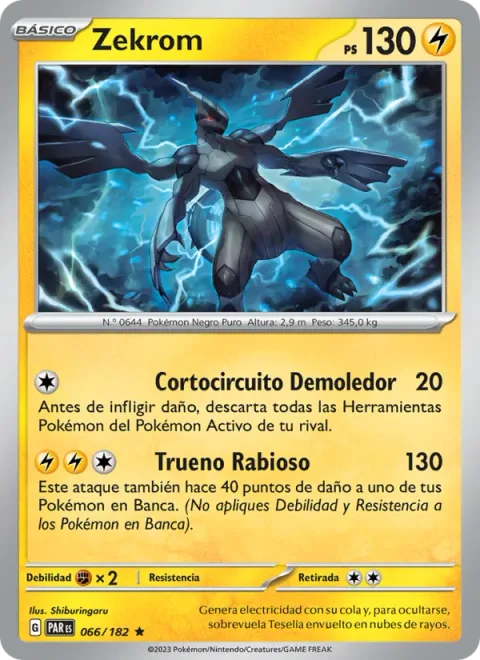 Zekrom [Crushing Short | Raging Thunder]