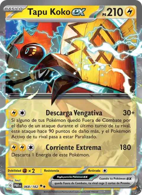 Tapu Koko ex [Vengeful Shock | Extreme Current]