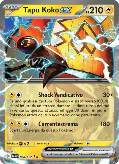 Tapu Koko ex [Vengeful Shock | Extreme Current]