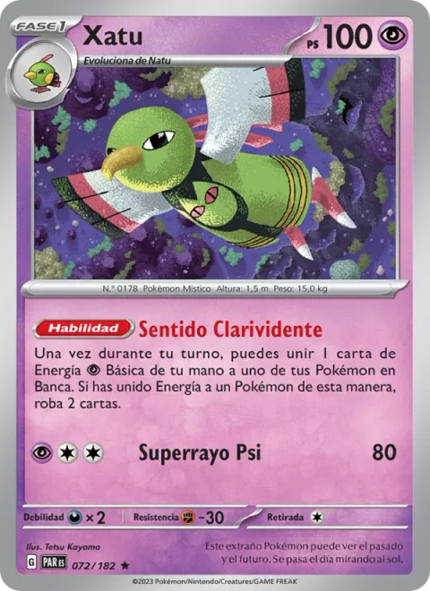 Xatu [Clairvoyant Sense | Super Psy Bolt]