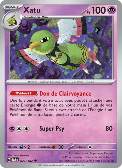 Xatu [Clairvoyant Sense | Super Psy Bolt]