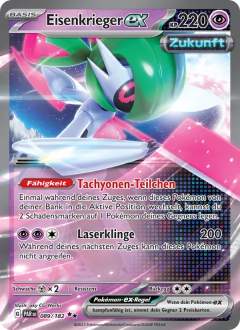 Iron Valiant ex [Tachyon Bits | Laser Blade]