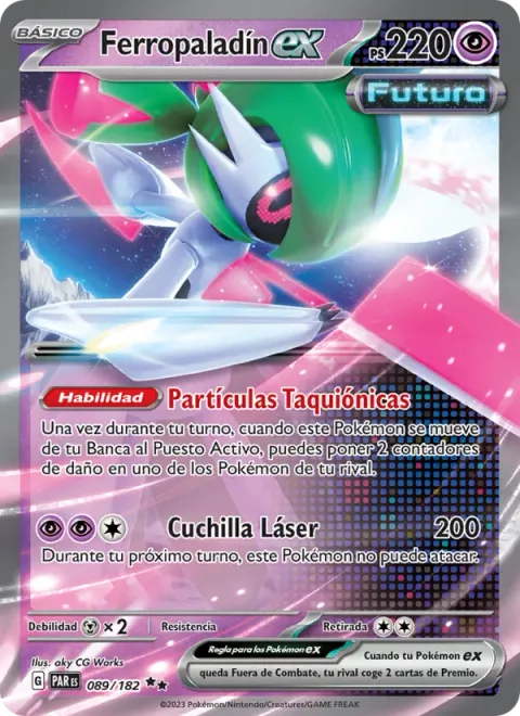 Iron Valiant ex [Tachyon Bits | Laser Blade]