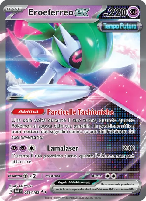 Iron Valiant ex [Tachyon Bits | Laser Blade]