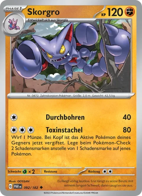 Gliscor [Pierce | Toxic Sting]