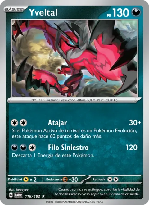 Yveltal [Cross-Cut | Dark Edge]