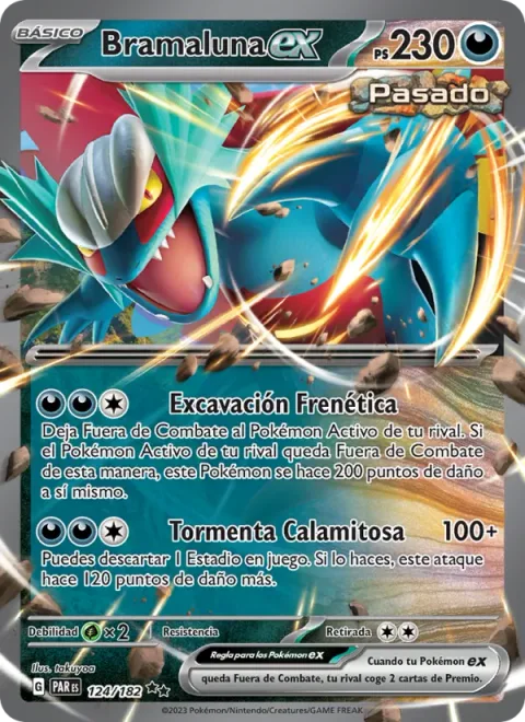 Roaring Moon ex [Frenzied Gouging | Calamity Storm]