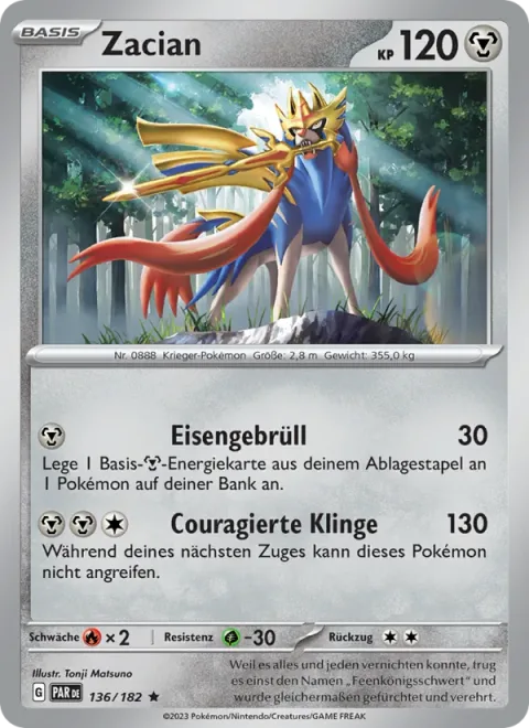 Zacian [Iron Roar | Brave Blade]