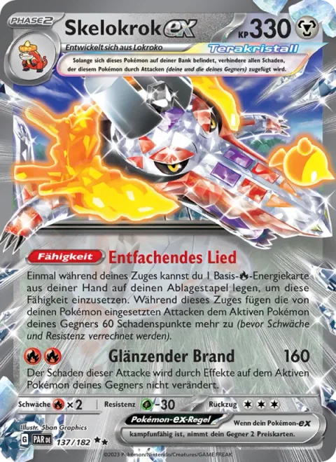 Skeledirge ex [Incendiary Song | Luster Burn]
