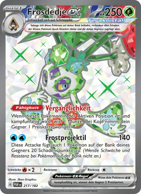 Froslass ex [Evanescent | Frost Bullet]