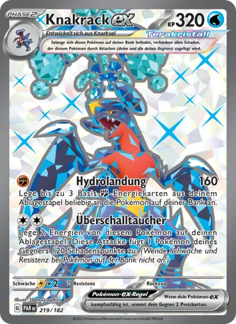 Garchomp ex [Hydro Lander | Sonic Dive]