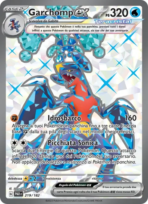 Garchomp ex [Hydro Lander | Sonic Dive]