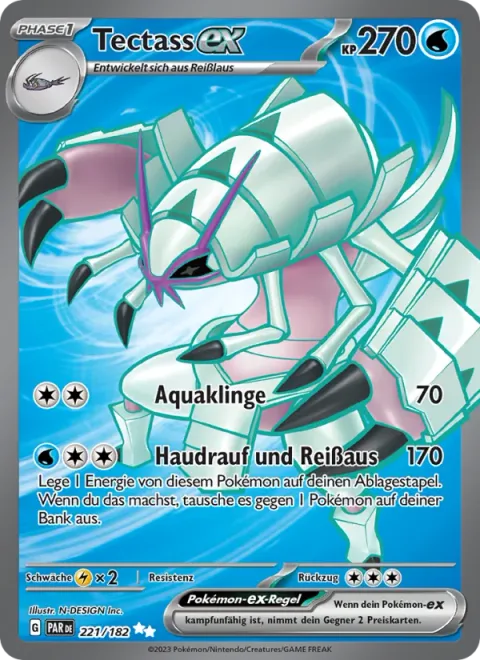 Golisopod ex [Aqua Blade | Swing and Skedaddle]